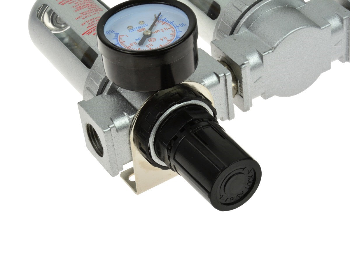 Filtru de aer triplu cu regulator presiune GEKO