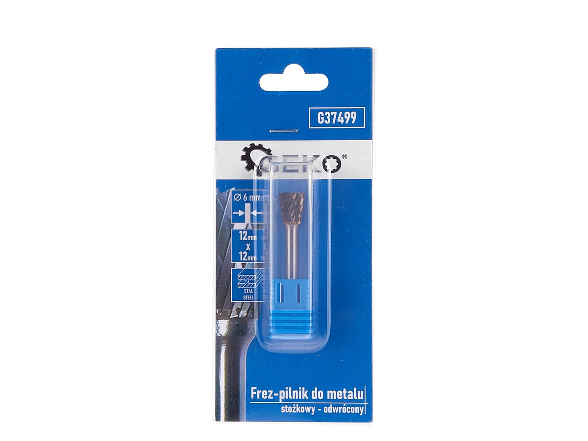 Freza pentru metal din carbura de tungsten 12x12 mm, tija 6 mm