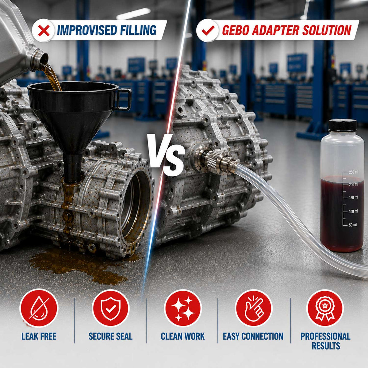 Furtun adaptor umplere cutii de viteze automata DSG GEBO TOOLS