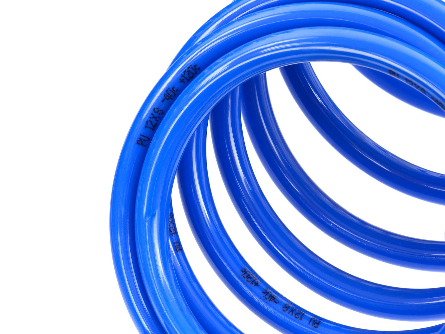 Furtun aer spiralat 20m diametru 8x12mm cuple rapide incluse