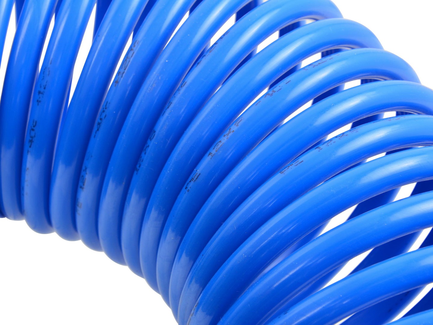 Furtun de aer spiralat cu cuple rapide 8x12mm 20m