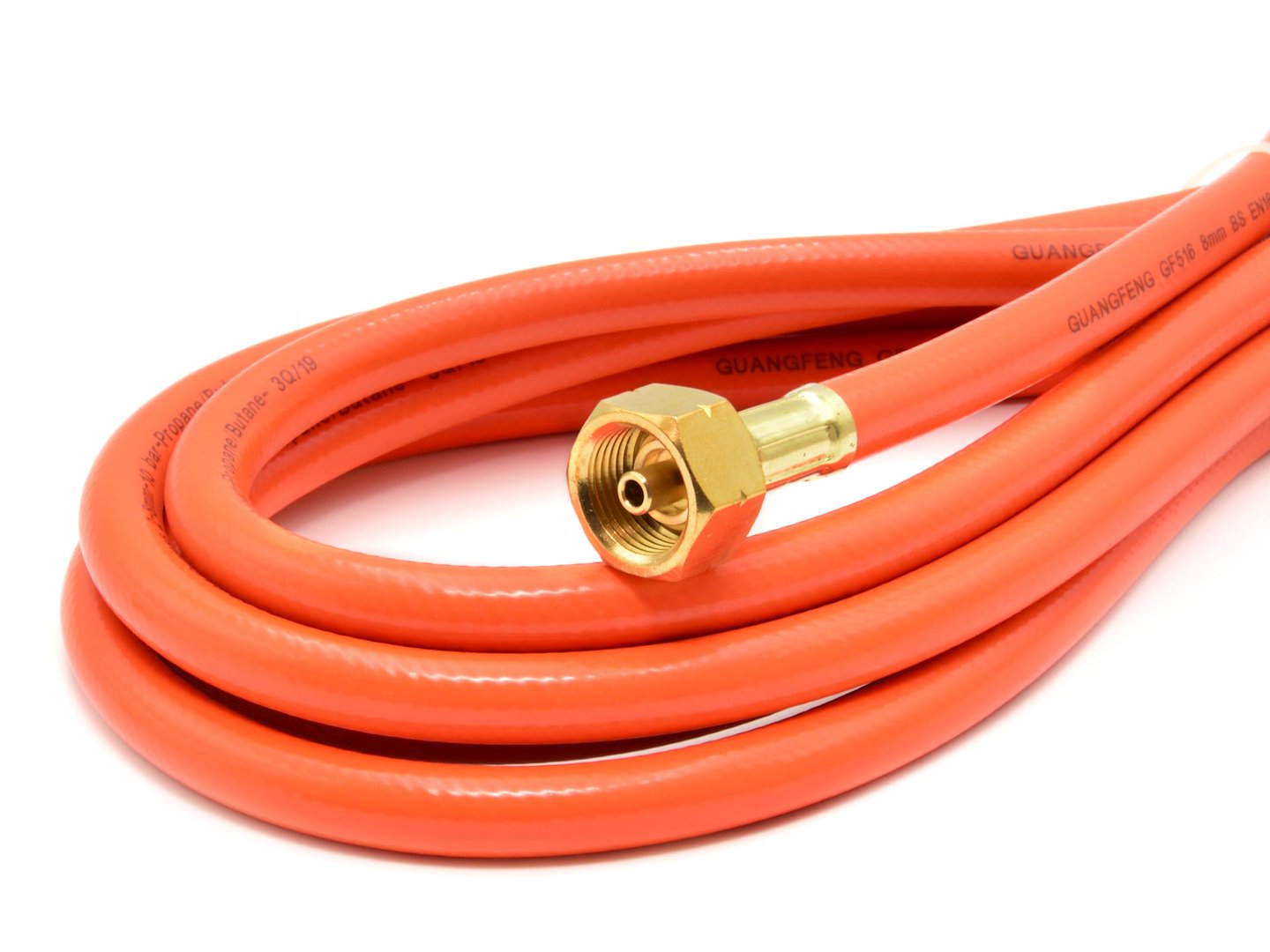 Furtun de gaz 5m profesional conexiune gw 3/8" w21.8mm - GEKO