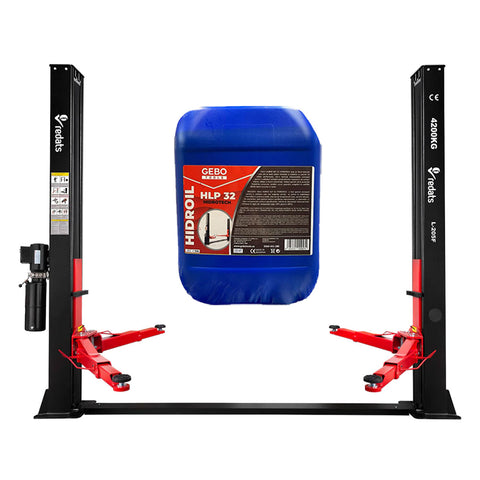 ELEVATOR AUTO 2 COLOANE 4,2T CU DEBLOCARE MANUALA ELECTROHIDRAULICA 230V REDATS + ULEI GRATIS