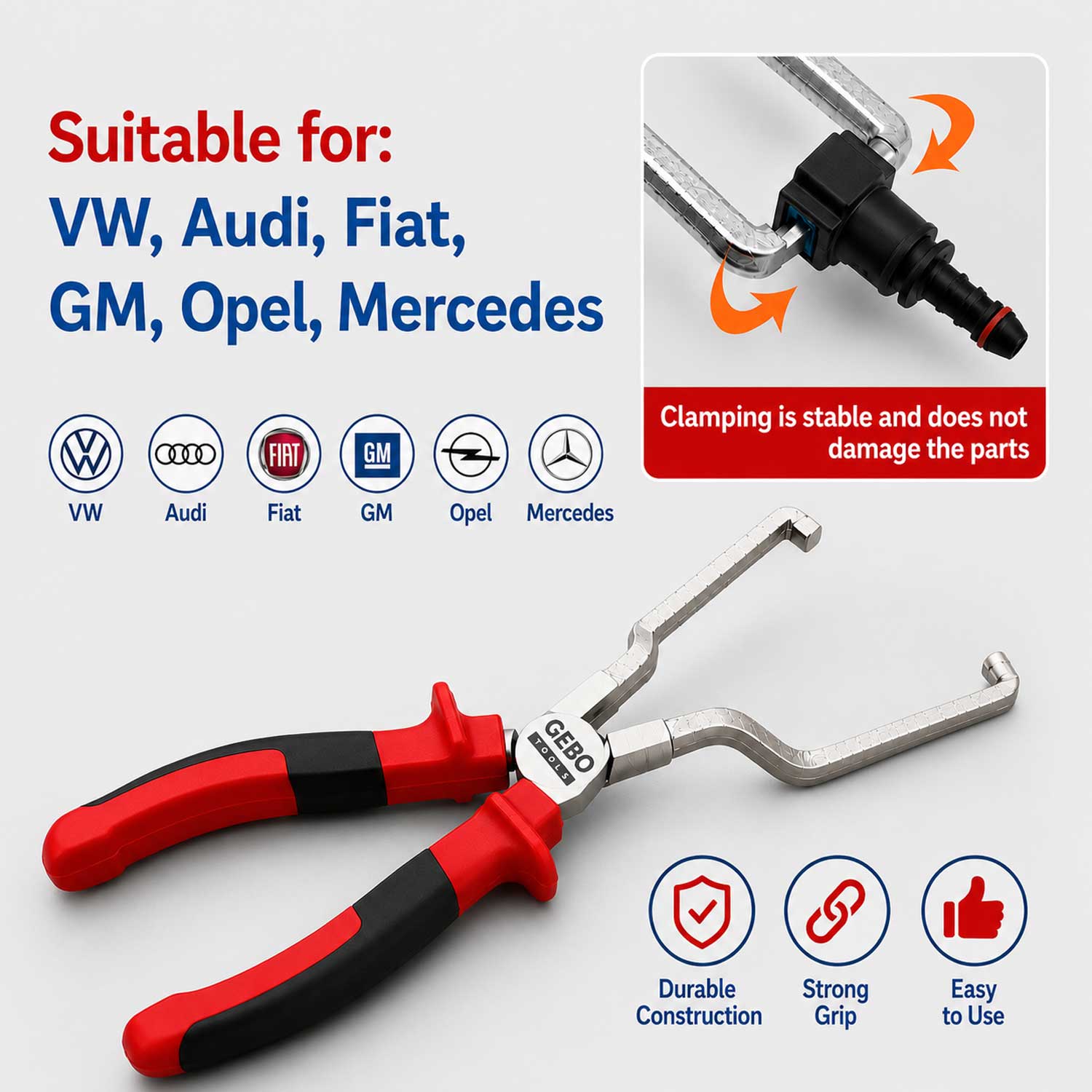 CLESTE COLIERE CONDUCTE COMBUSTIBIL GEBO TOOLS