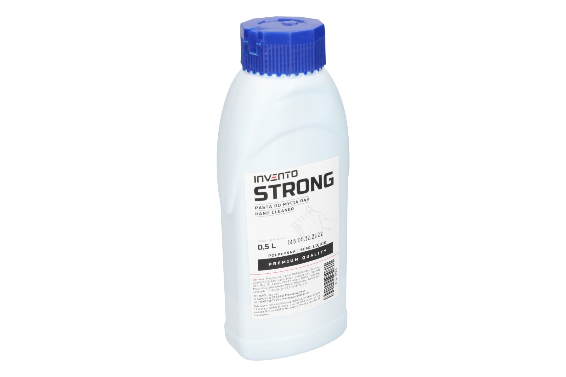 Gel de curatat maini 0.5l strong INVENTO