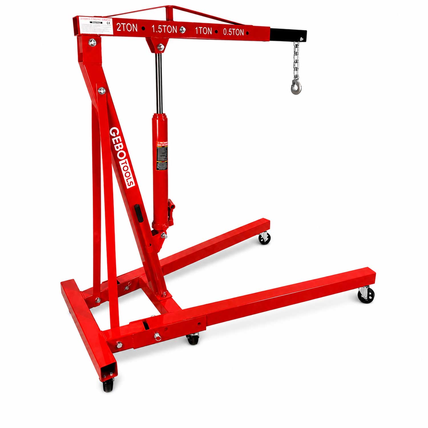 Girafa macara hidraulica scos motor 2T pliabila GEBO TOOLS