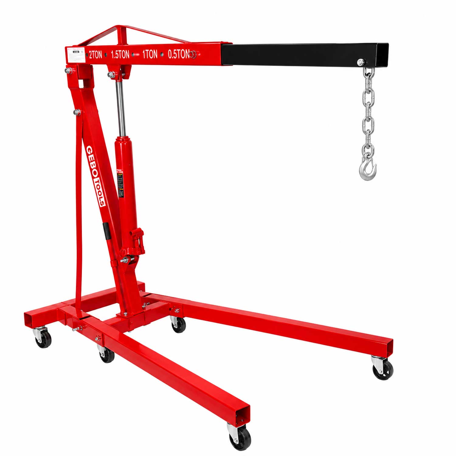 Girafa macara hidraulica scos motor 2T pliabila GEBO TOOLS