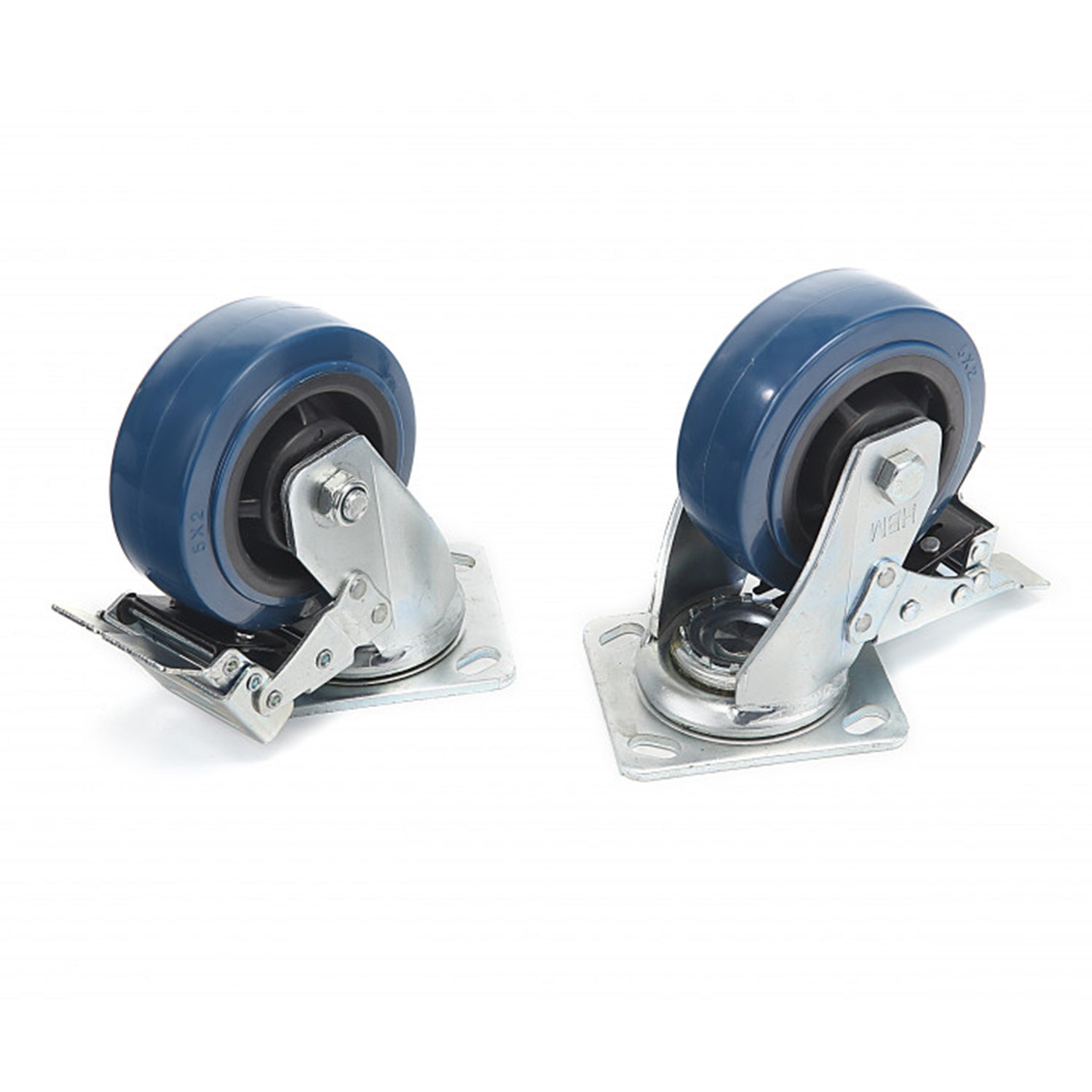 SET 4 ROTI PIVOTANTE CU FRANA 150MM 350KG HBM