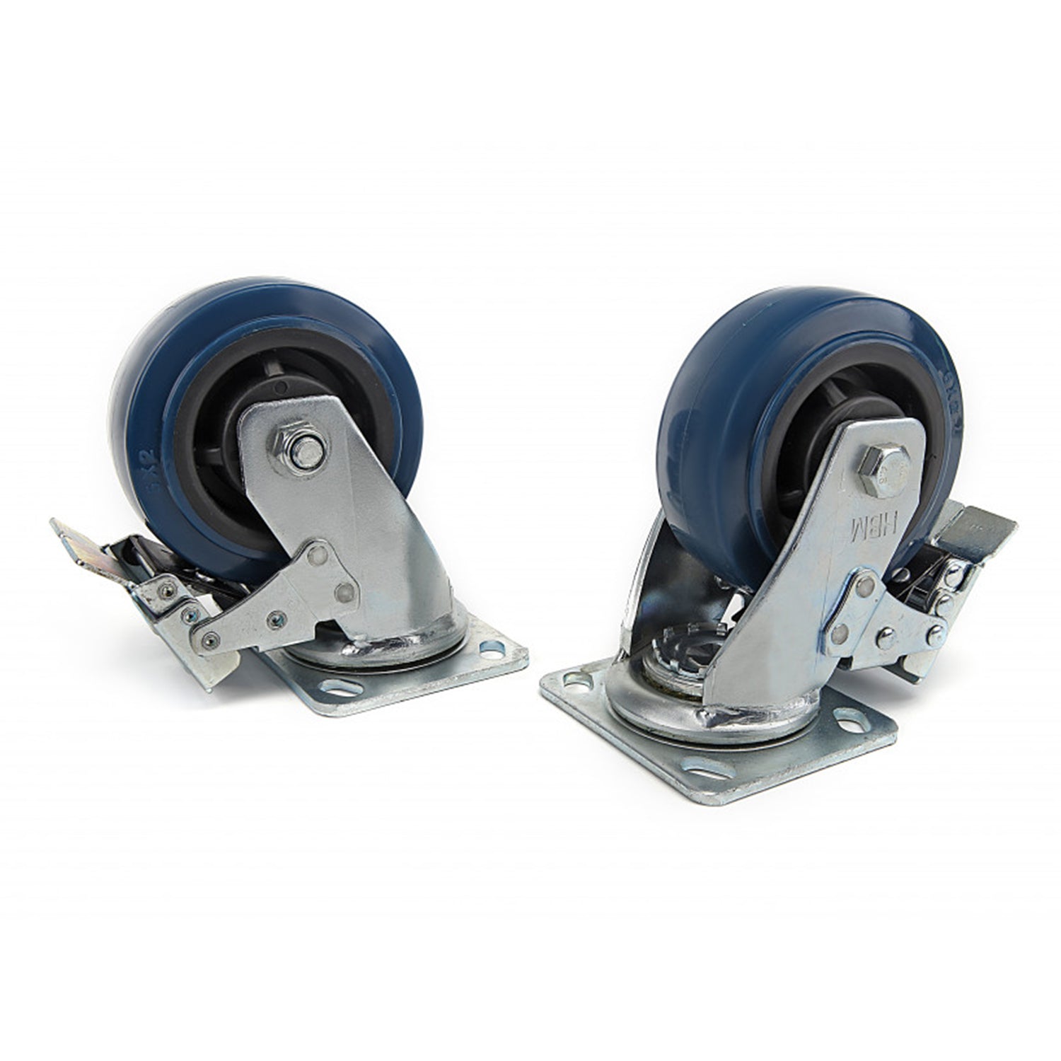 SET 4 ROTI PIVOTANTE CU FRANA 150MM 350KG HBM