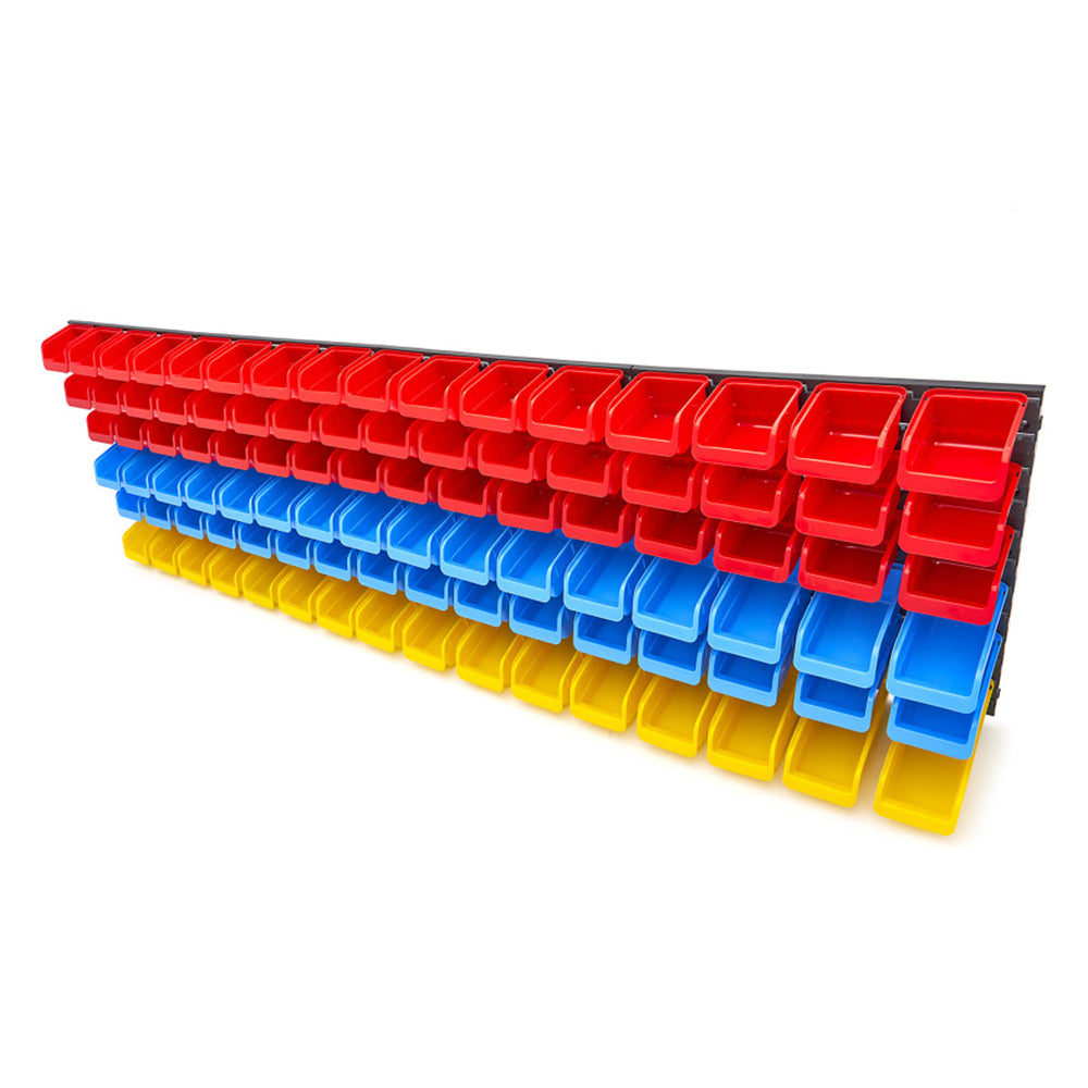 PANOU SUPORT ORGANIZATOR CU 96 CUTII DE DEPOZITARE HBM