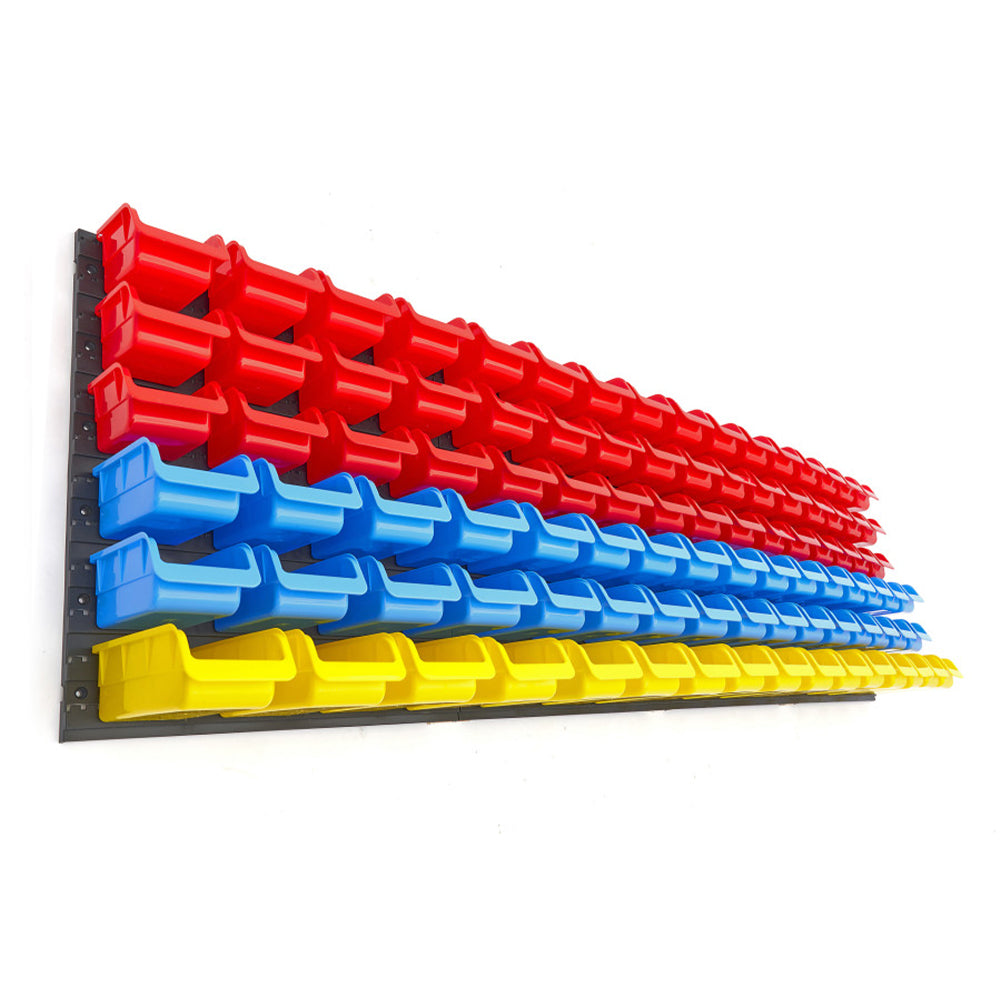 PANOU SUPORT ORGANIZATOR CU 96 CUTII DE DEPOZITARE HBM