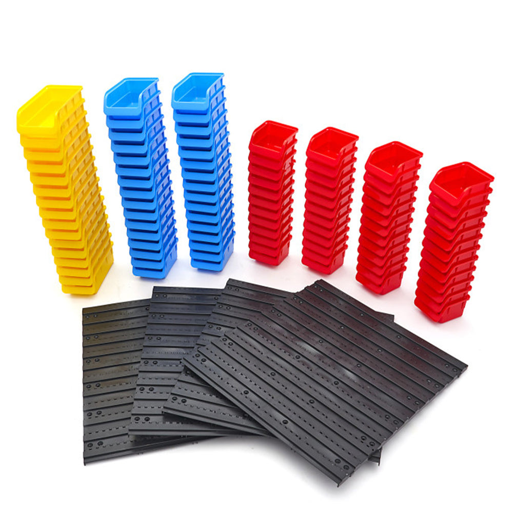 PANOU SUPORT ORGANIZATOR CU 96 CUTII DE DEPOZITARE HBM