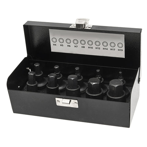 SET BITI IMBUS HEXAGON DE IMPACT 1/2 H4-H19 10 PIESE HBM