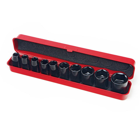 SET TUBULARE SCURTE DE IMPACT 1/2 9-27MM 10 PIESE HBM OLANDA