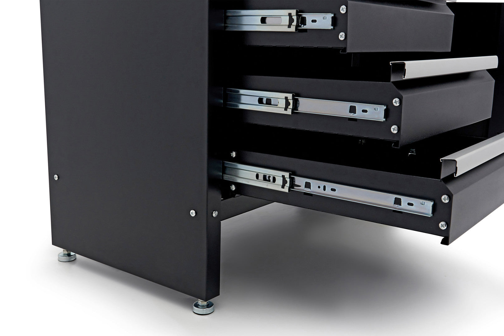 BANC DE LUCRU METALIC 120 CM CU 5 SERTARE 1 USA SI BLAT DIN LEMN MASIV HBM