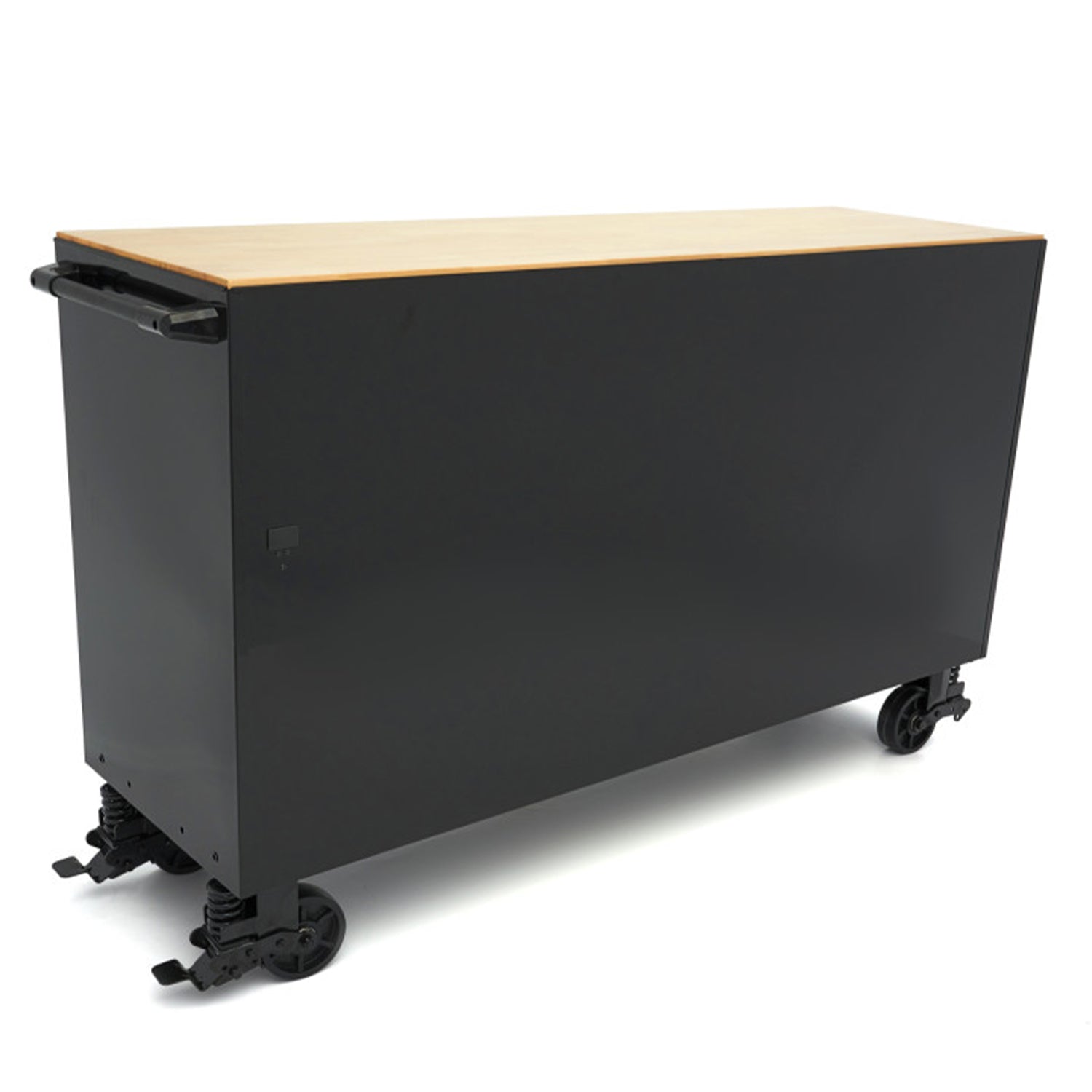 BANC DE LUCRU MOBIL DULAP SCULE 14 SERTARE PROFESIONAL CU BLAT DIN LEMN 182CM HBM