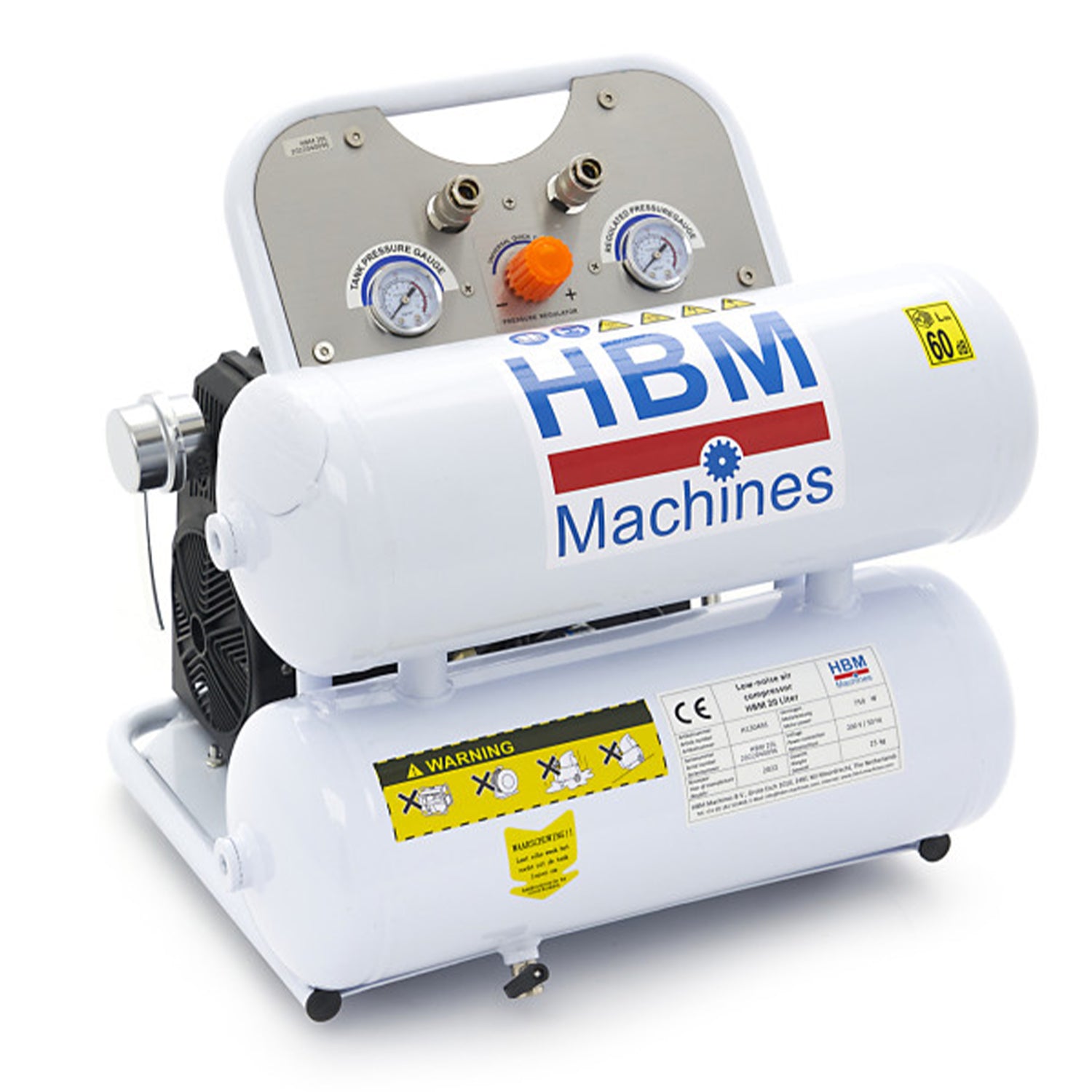 COMPRESOR SILENTIOS ZGOMOT REDUS FARA ULEI 20L 750W 60DB HBM