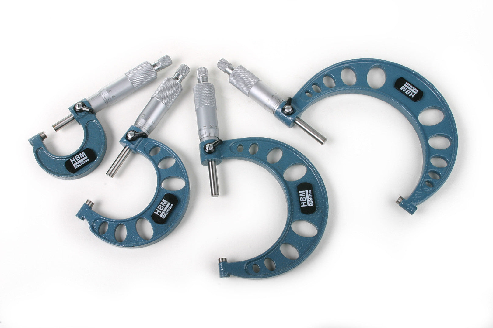 SET MICROMETRE MECANICE 6 PIESE HBM 0-150MM