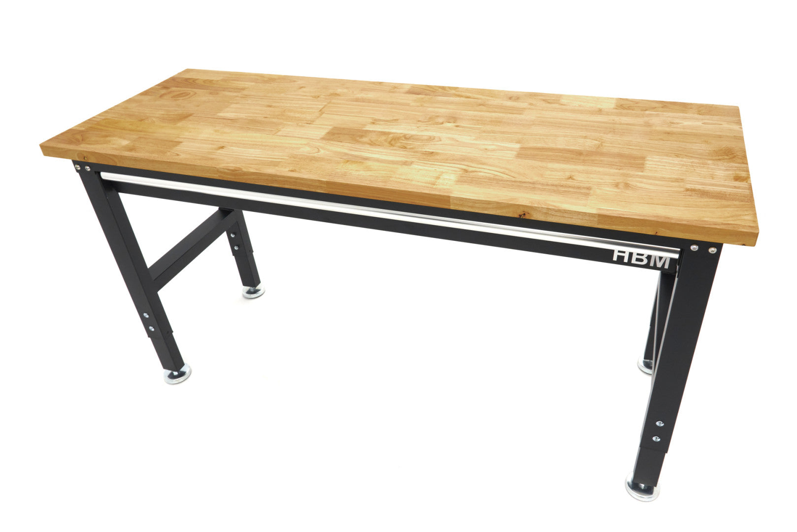 BANC DE LUCRU REGLABIL PE INALTIME CU BLAT DIN LEMN 152CM HBM MACHINES