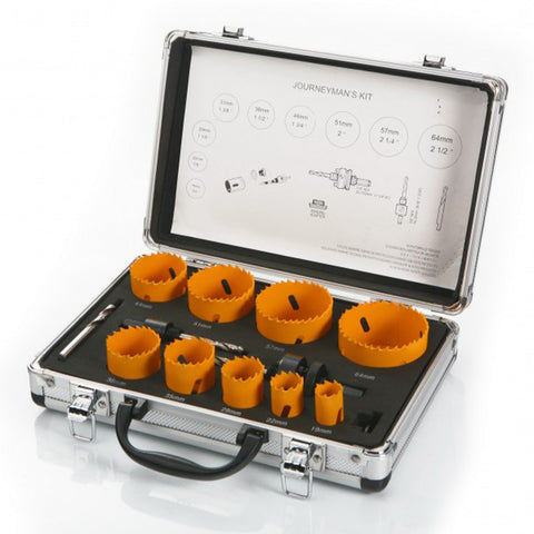SET DE 13 CAROTE BURGHIE BI-METAL HSS PENTRU GAURIT LEMN RIGIPS
