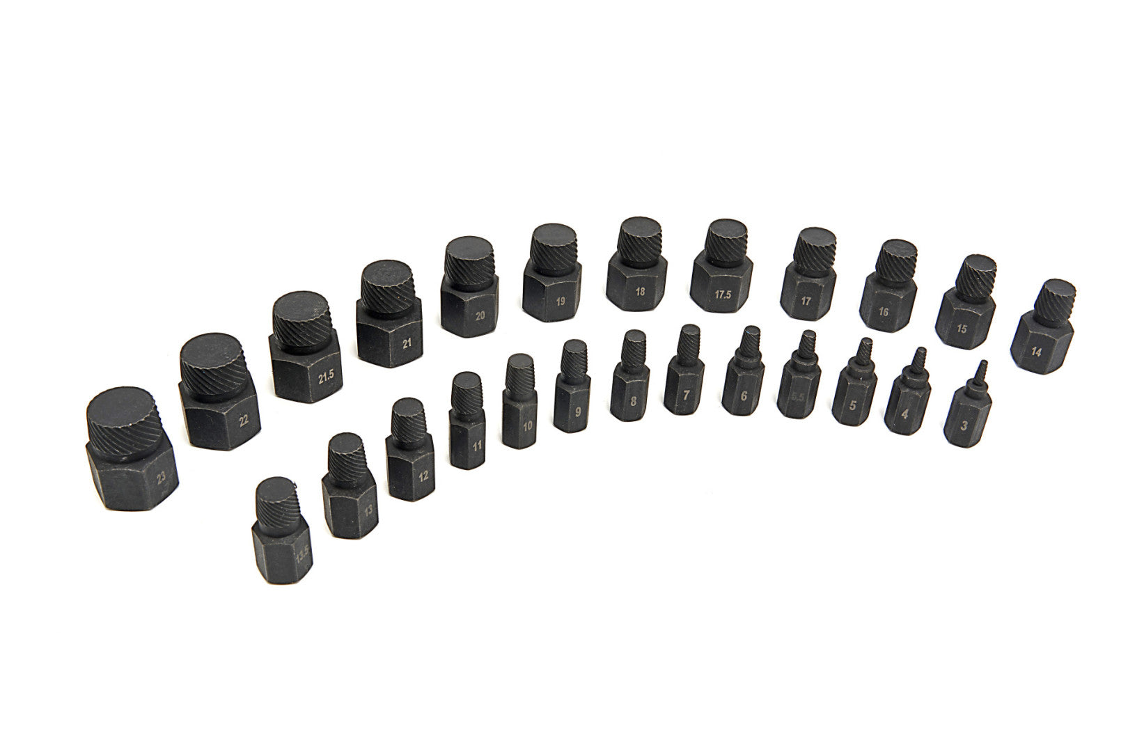 TRUSA EXTRACTOARE PENTRU SURUBURI UZATE RUPTE 25 PIESE HBM