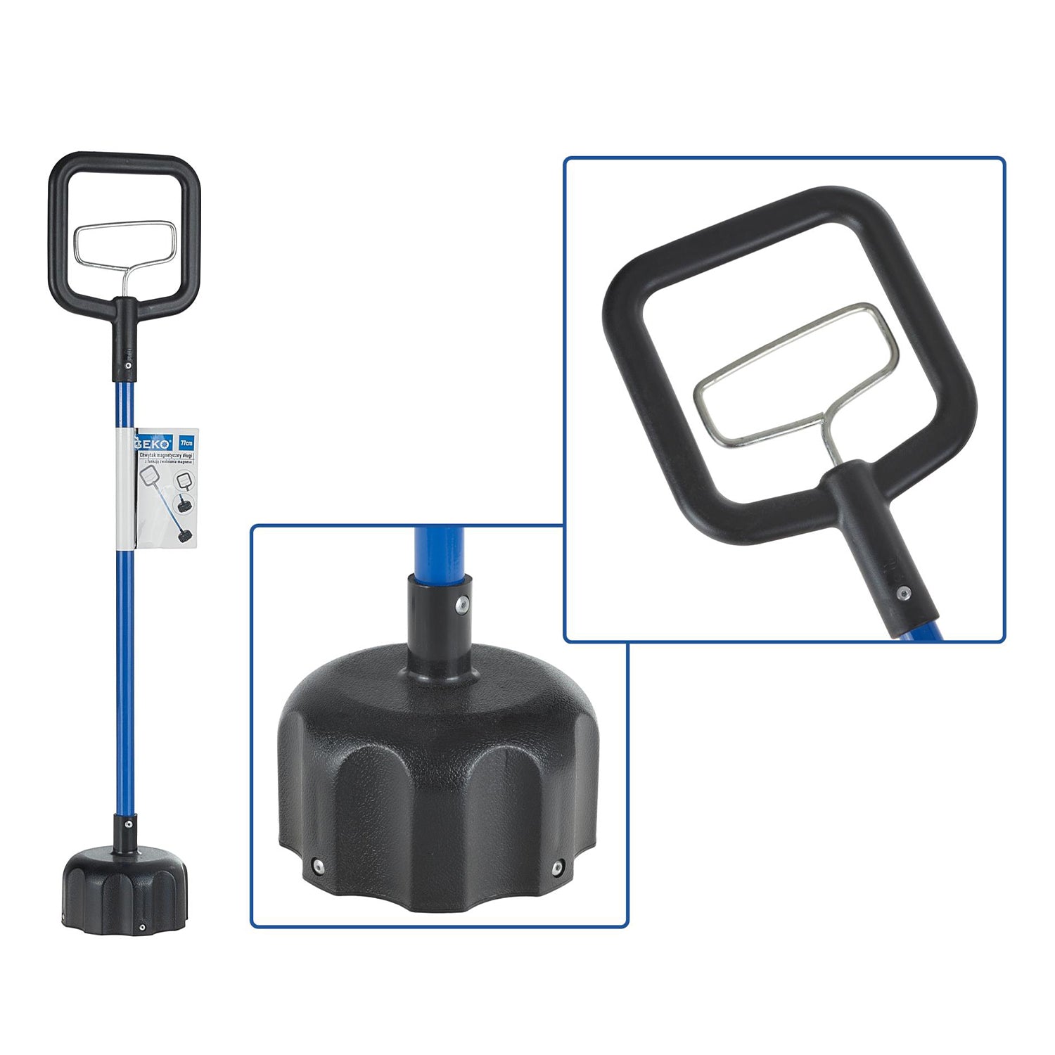 Instrument colector de ridicare magnetic cu raza lunga de actiune cu eliberare rapida 770mm