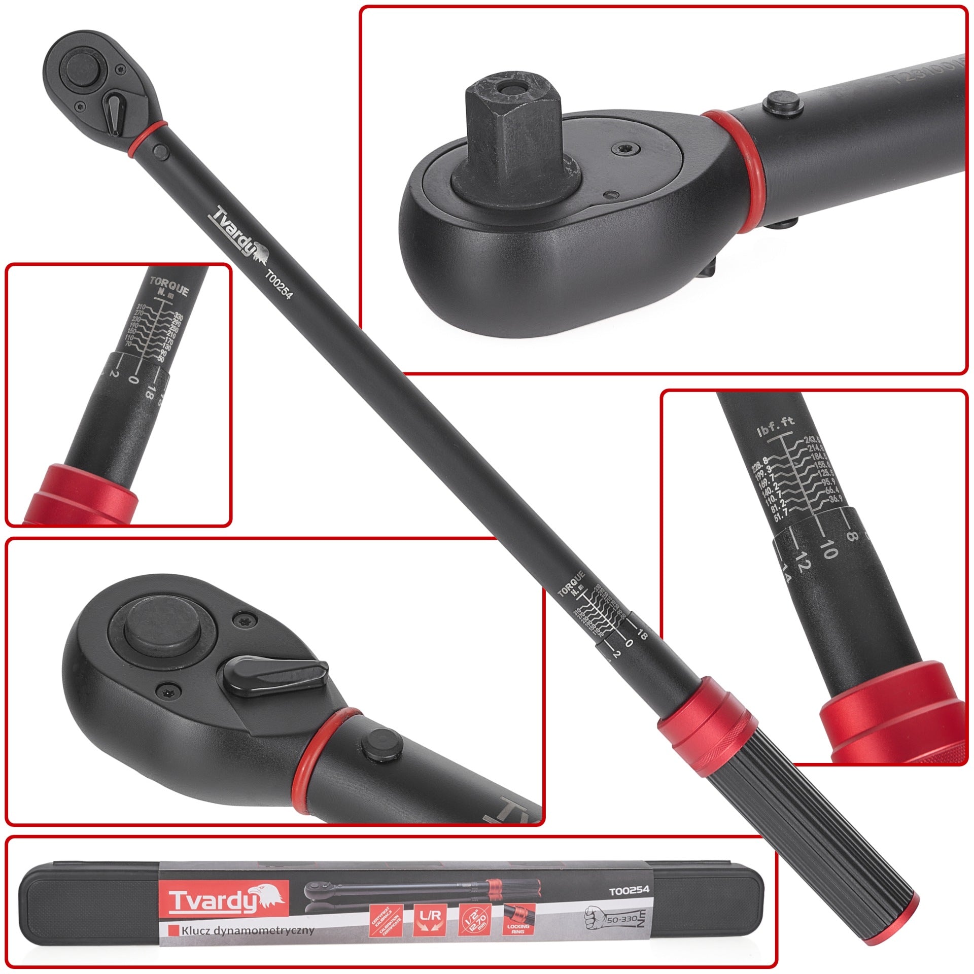 CHEIE DINAMOMETRICA 1/2 50-330Nm TVARDY