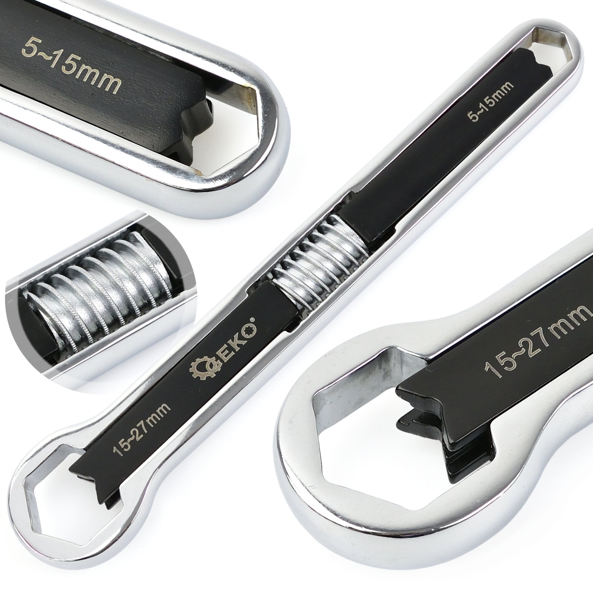CHEIE INELARA REGLABILA DUBLA 5-15MM / 15-27MM GEKO
