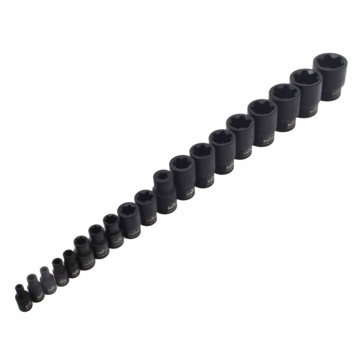 Set chei tubulare de impact ep torx ep4 - ep32 19 piese Satra