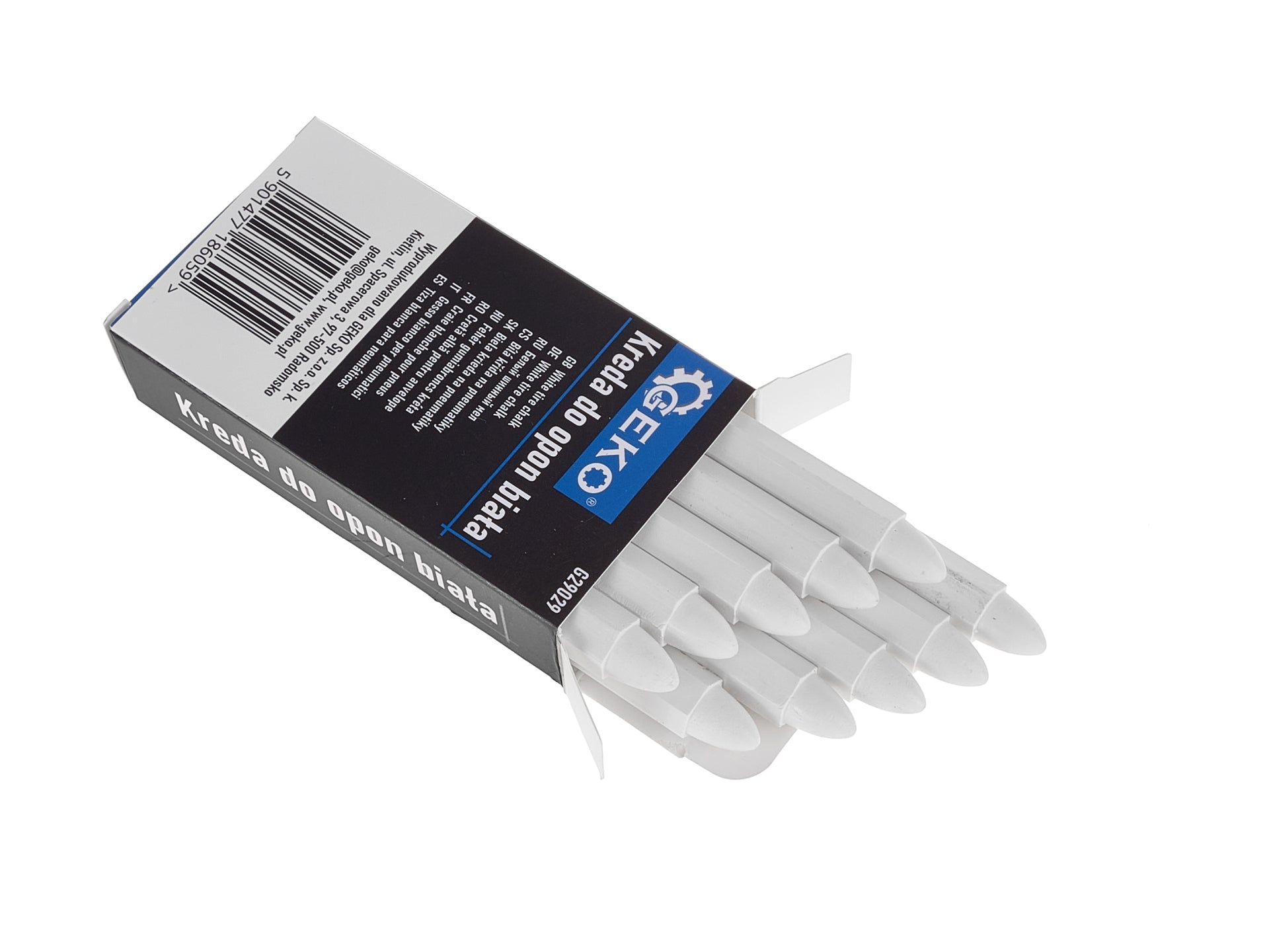 SET DE 10 CRETE ALBE PENTRU MARCAT ANVELOPE 12X110MM