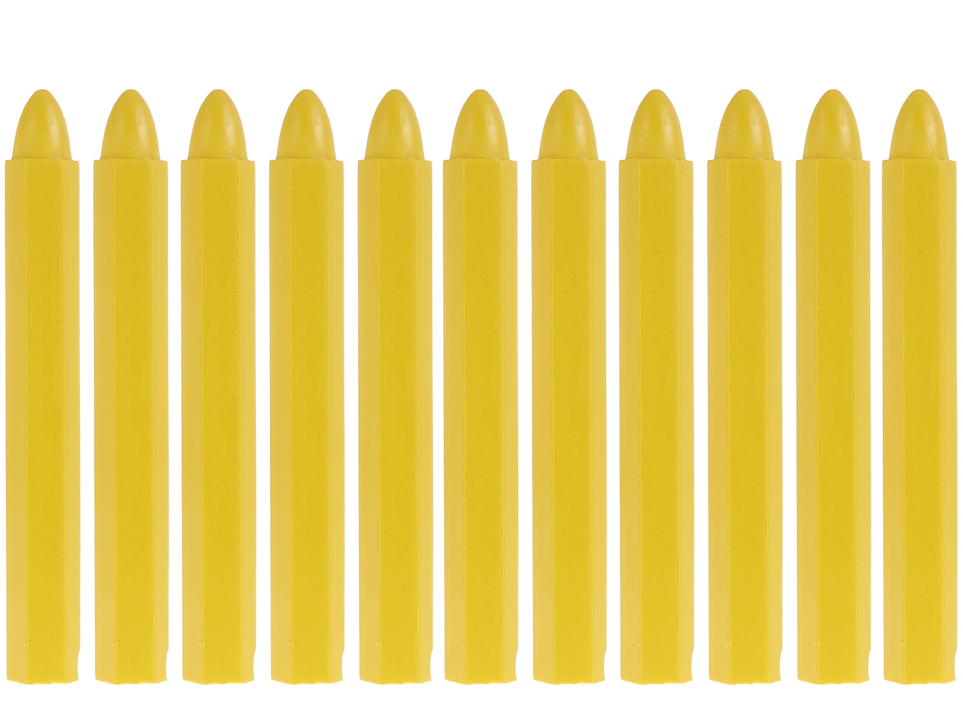 SET DE 10 CRETE GALBENE PENTRU MARCAT ANVELOPE 12X110MM