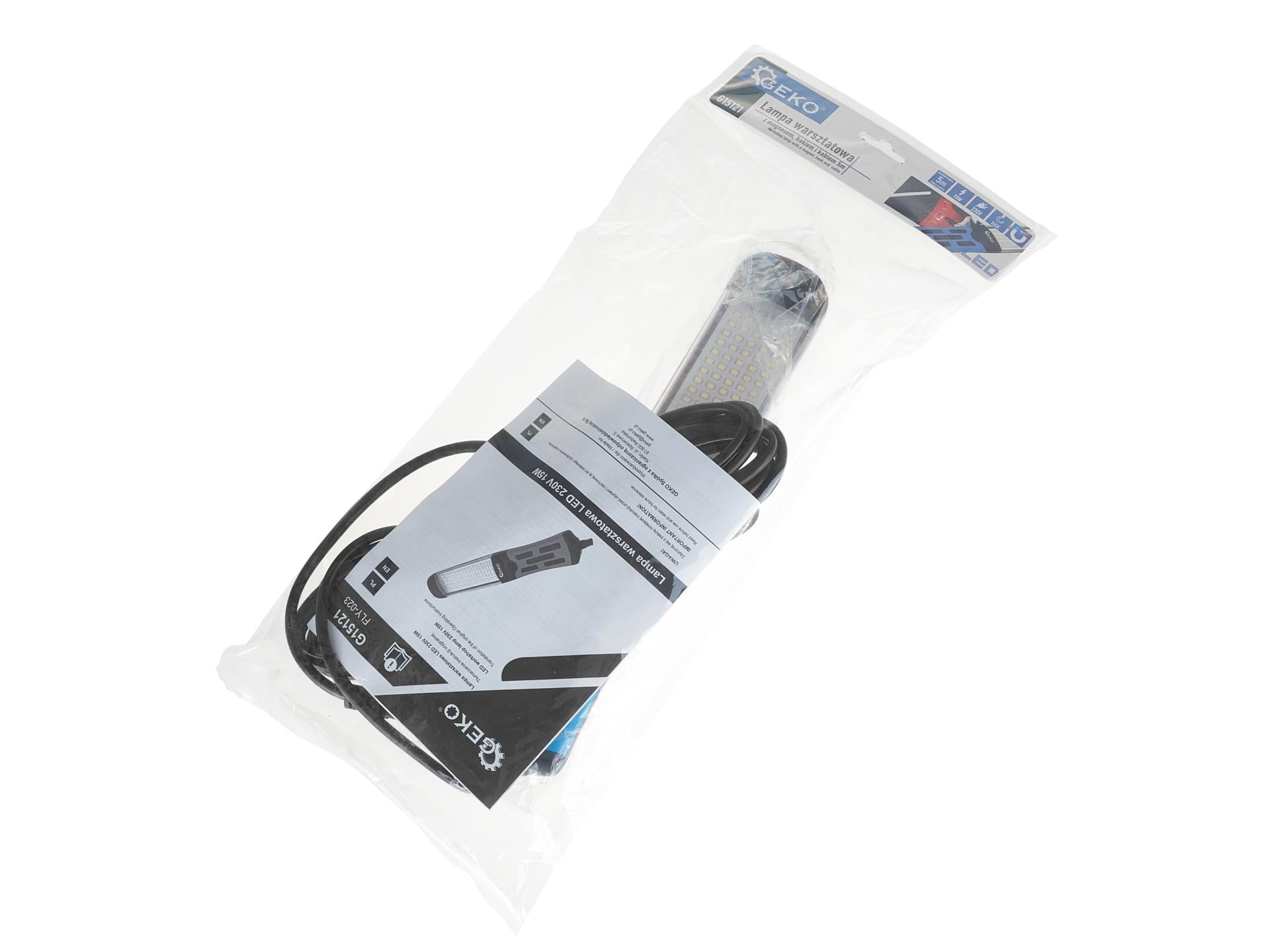 Lampa de lucru LED 220V 15w cablu alimentare 5m GEKO