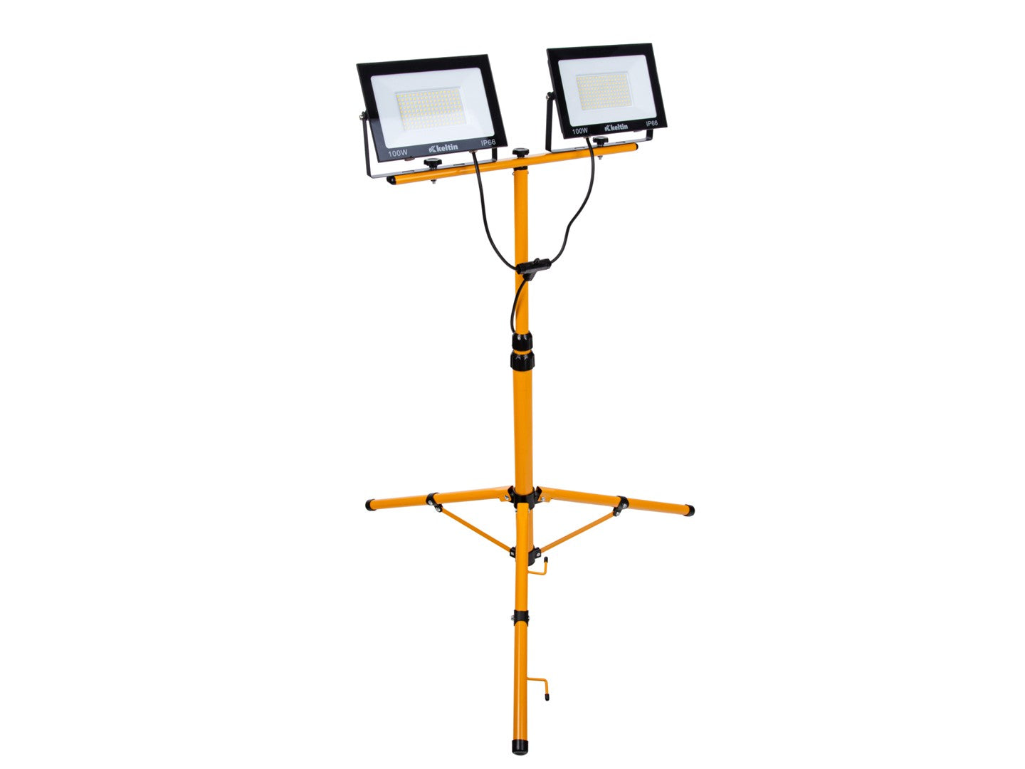 Lampa LED de lucru 2 x 100W 6500k cu stativ trepied reglabil