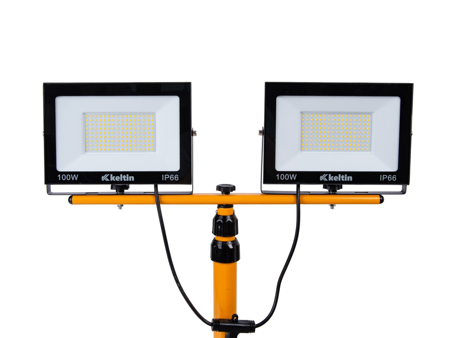 Lampa LED de lucru 2 x 100W 6500k cu stativ trepied reglabil