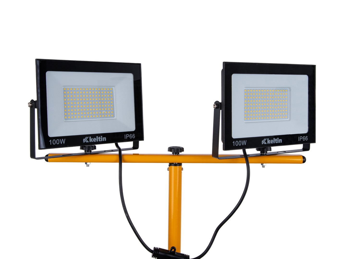 Lampa LED de lucru 2 x 100W 6500k cu stativ trepied reglabil
