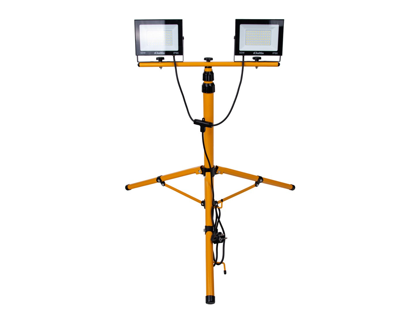 Lampa LED de lucru 2 x 50W 6500k cu stativ trepied reglabil