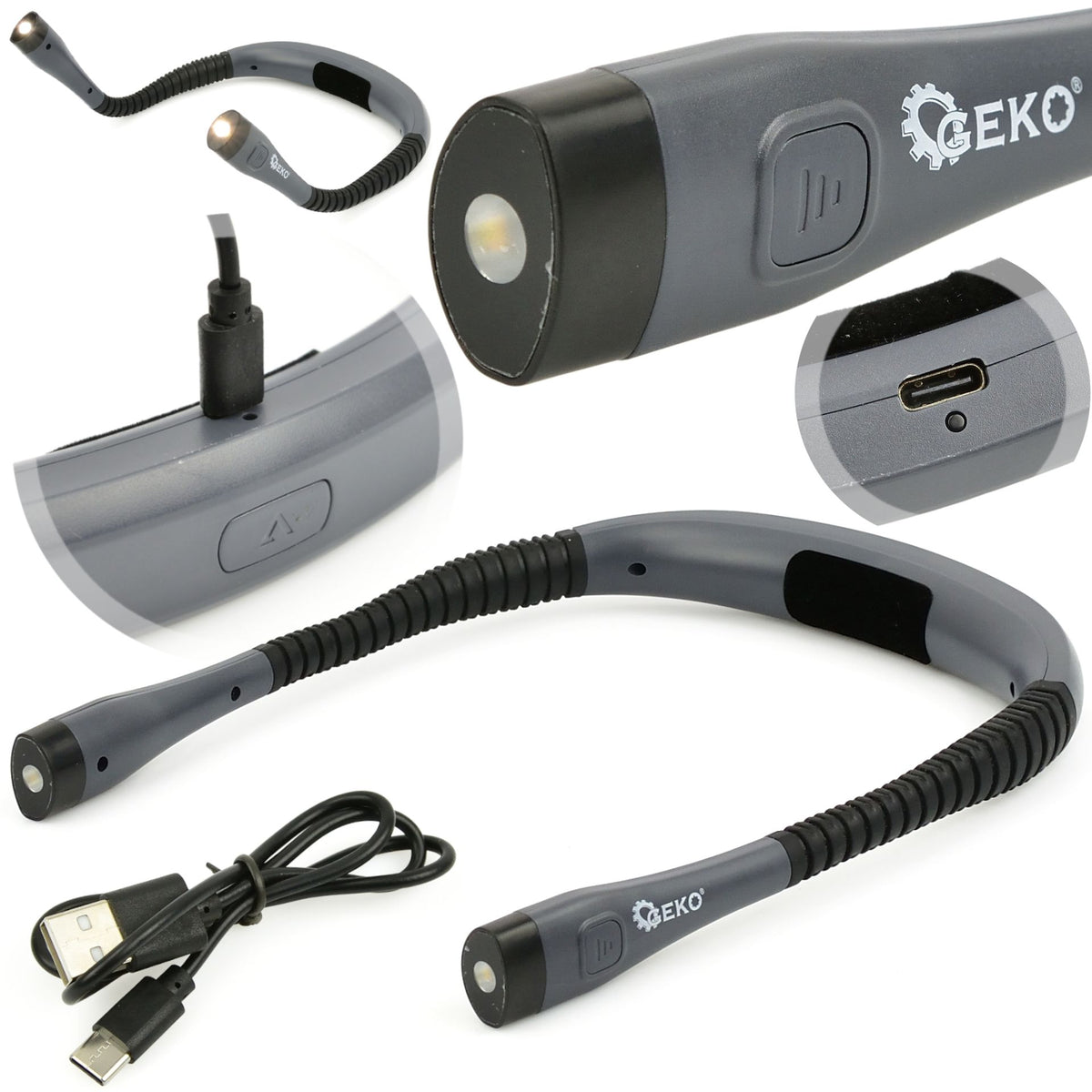 Lampa LED flexibila cu doua capete pentru gat 15-60lm