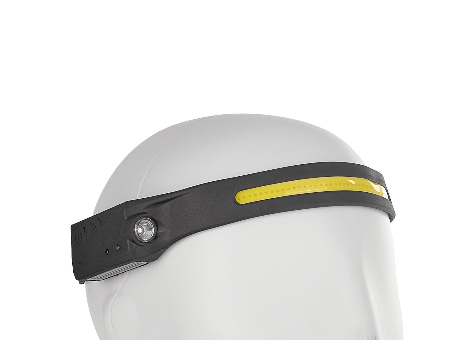 Lanterna frontala cu acumulator intern, senzor de miscare, rezistent la apa, banda LED COB 3w GEKO