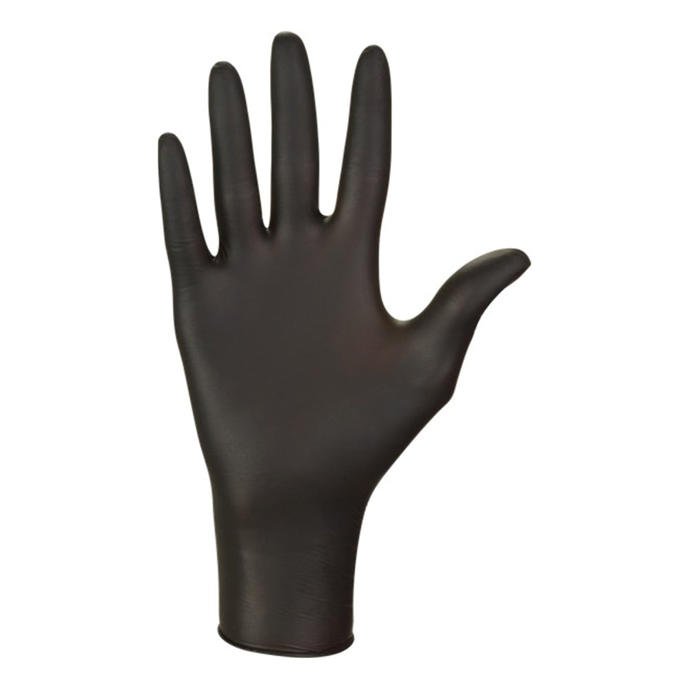 Manusi medicale din nitril fara pudra premium MERCATOR negru , marimea m 100buc
