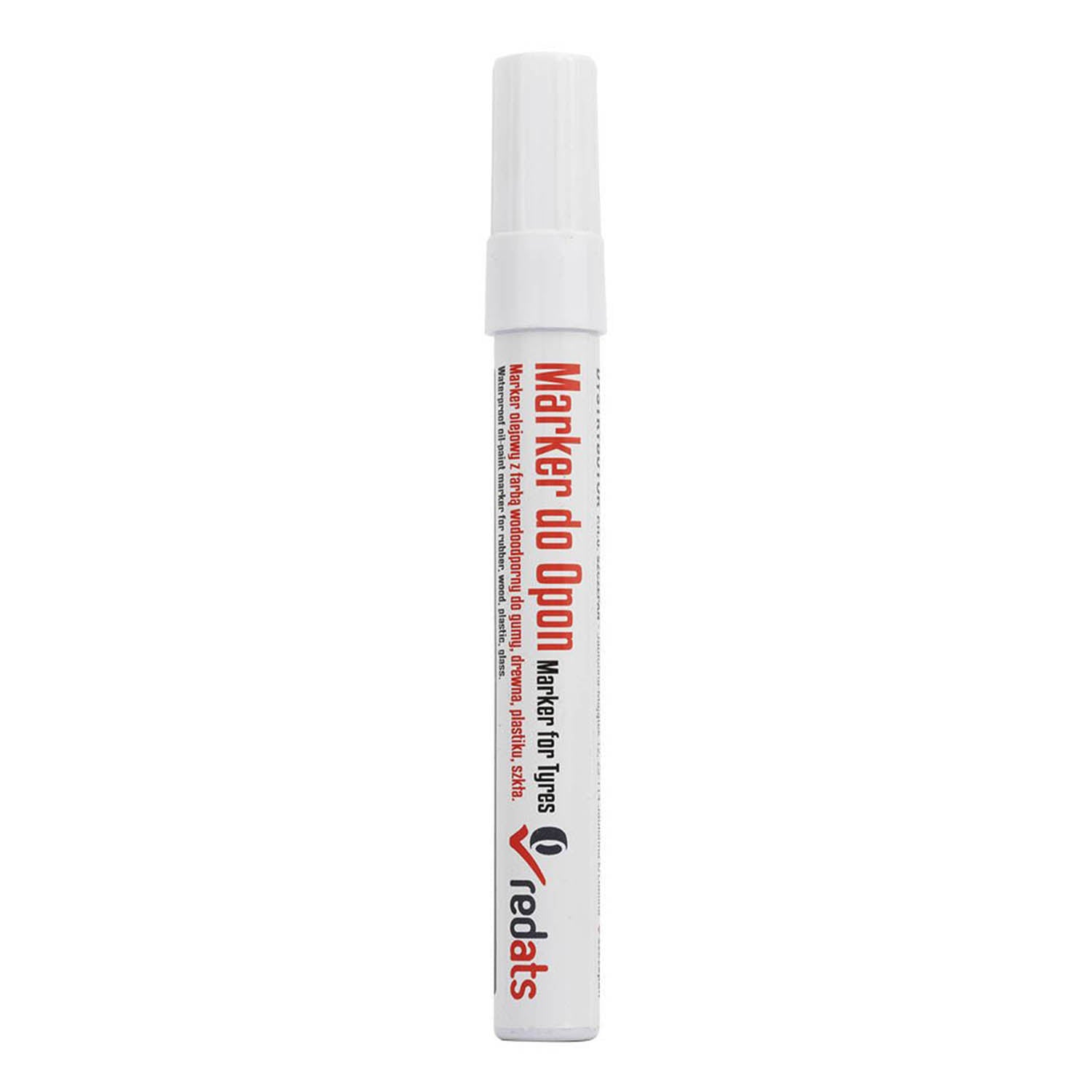 Marker permanent alb pentru anvelope auto rezistent la apa