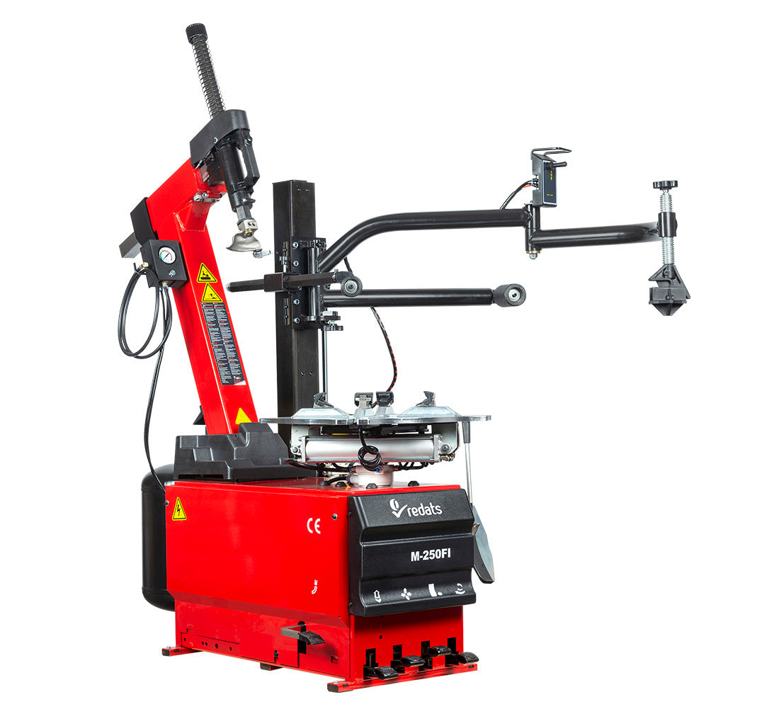 Masina dejantat automata roti autoturisme 12''–26” 230V cu sistem umflare integrat si cu brat ajutator runflat