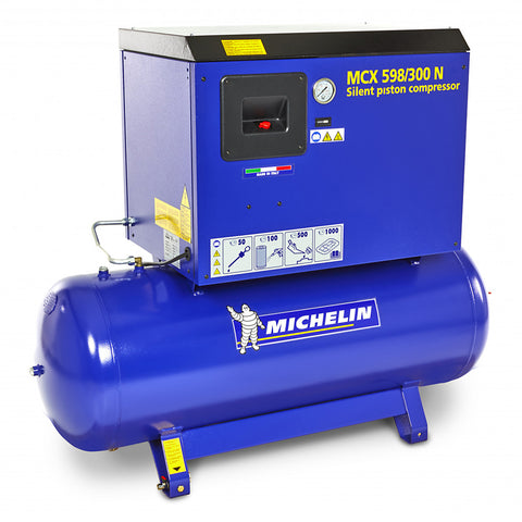 COMPRESOR SILENTIOS MICHELIN 270L 5.5CP MCX 598/300N