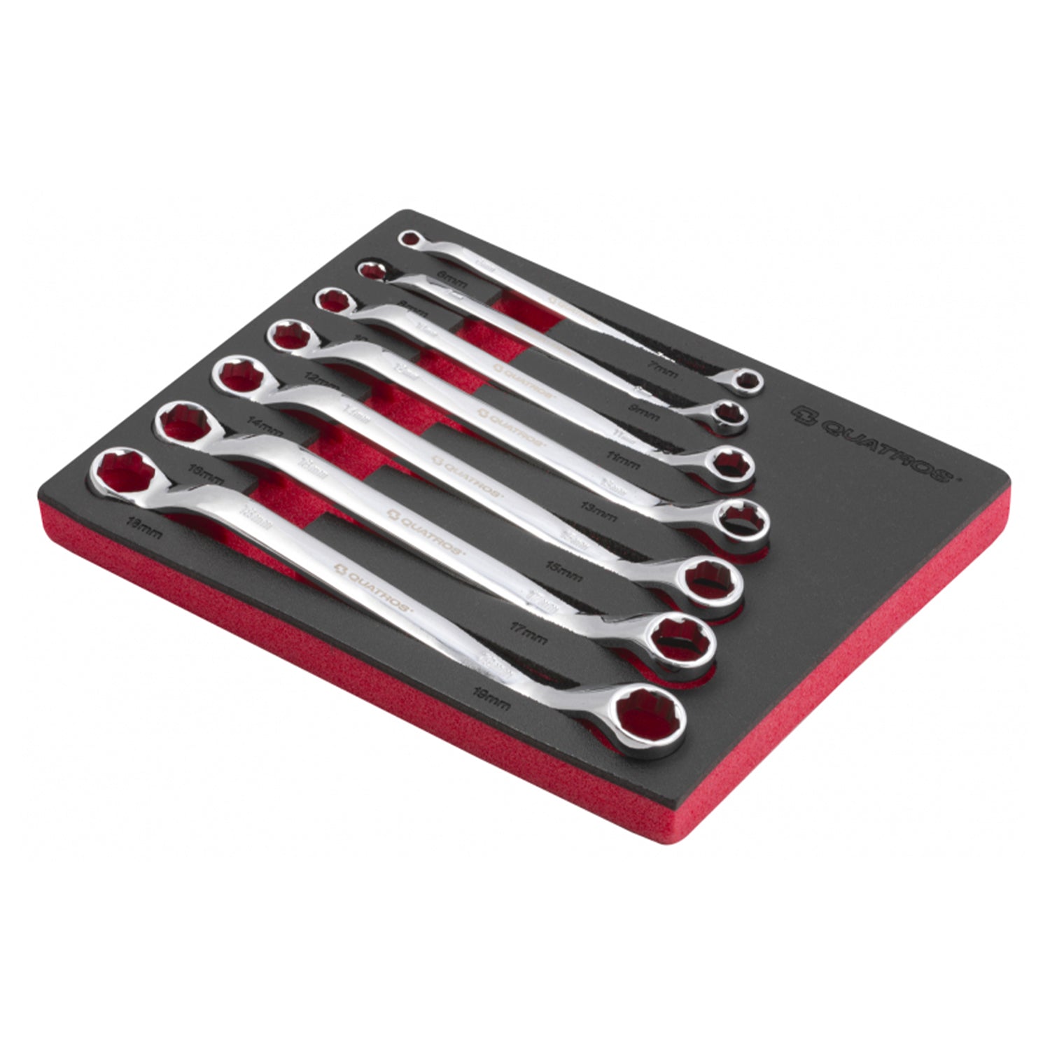 Modul chei inelare cotite duble 6-19mm 7 piese