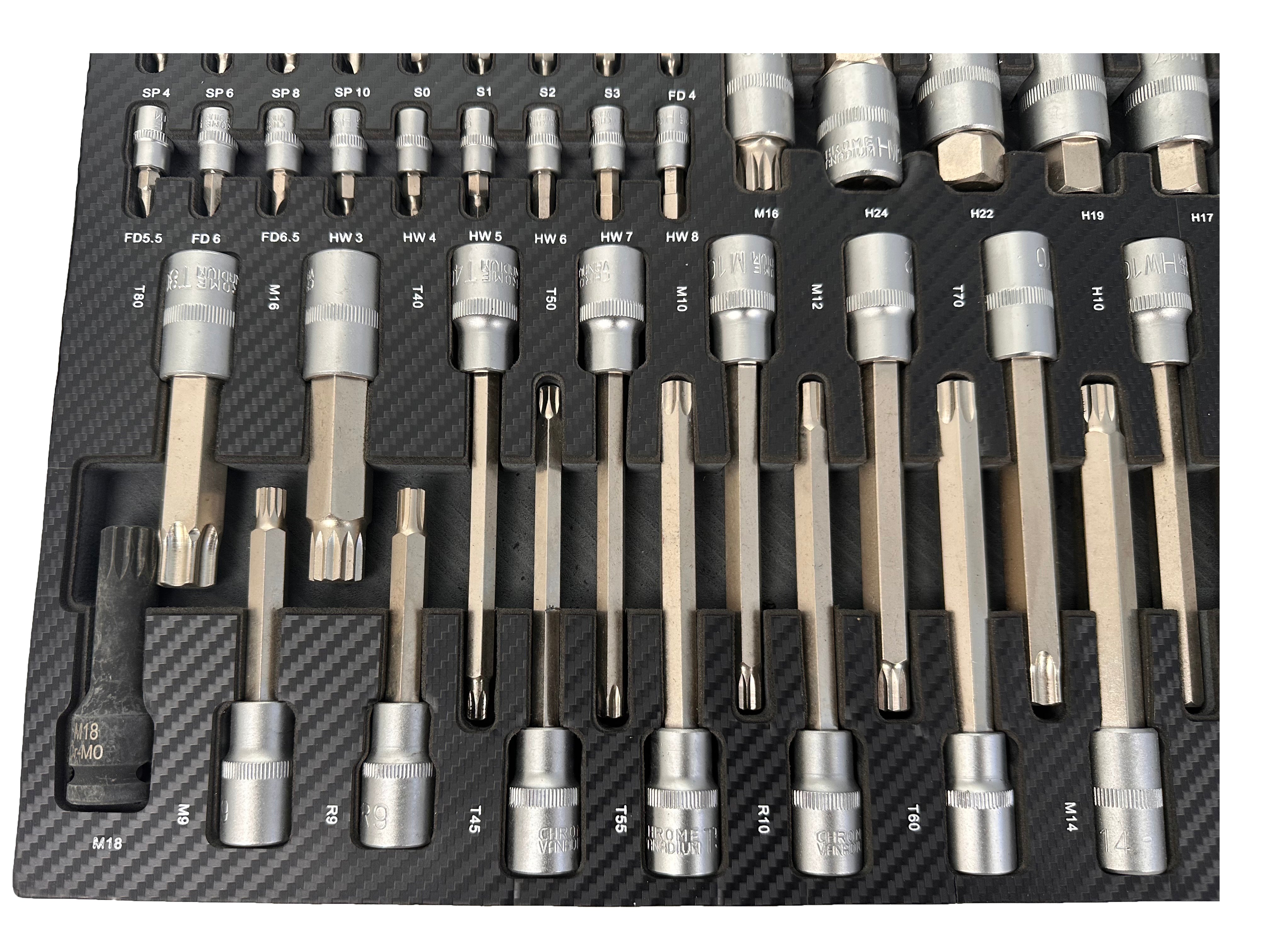 Modul dulap biti 101 piese GEBO TOOLS