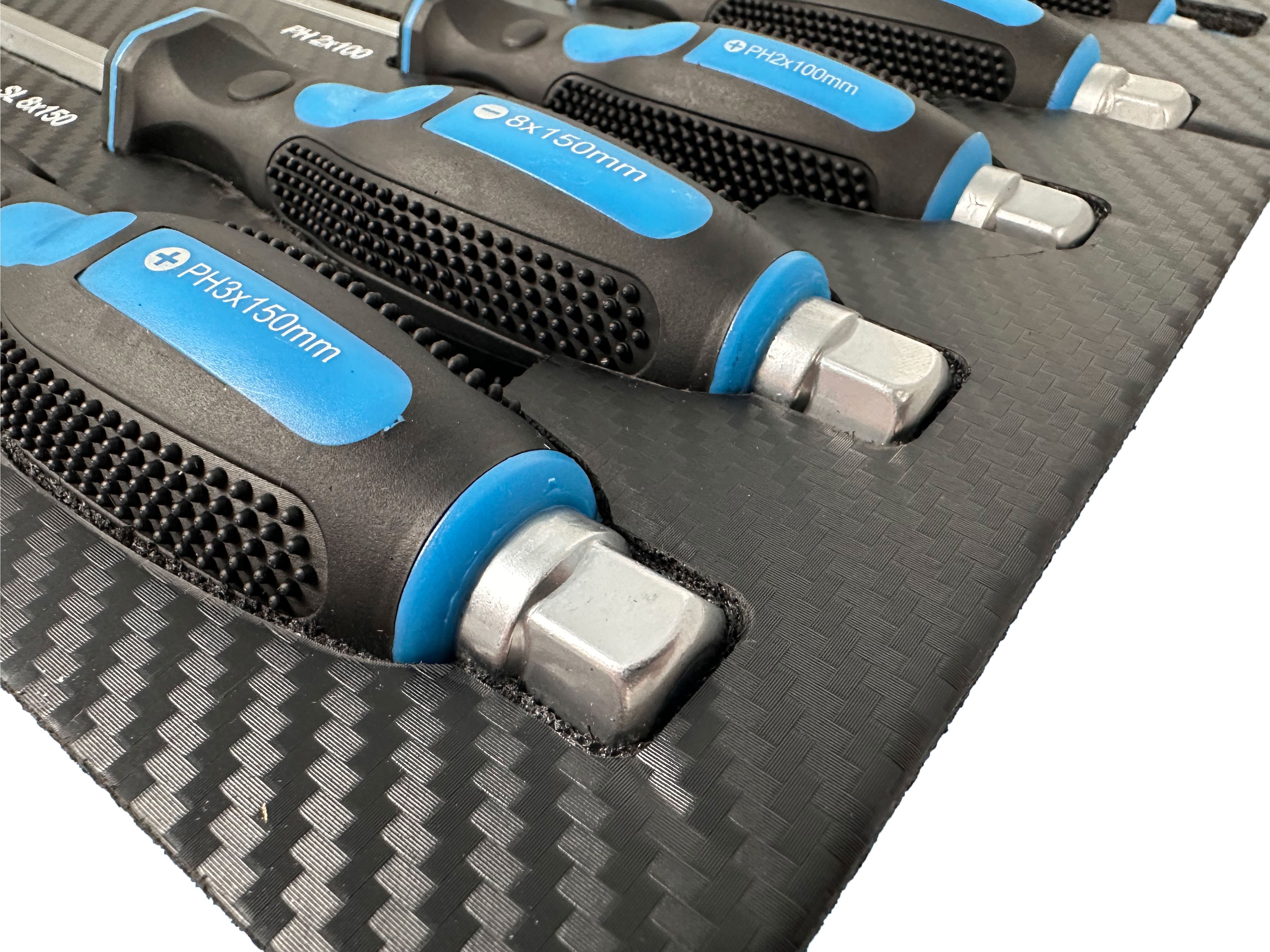 Modul dulap scule cu surubelnite profesionale, 21 piese GEBO TOOLS