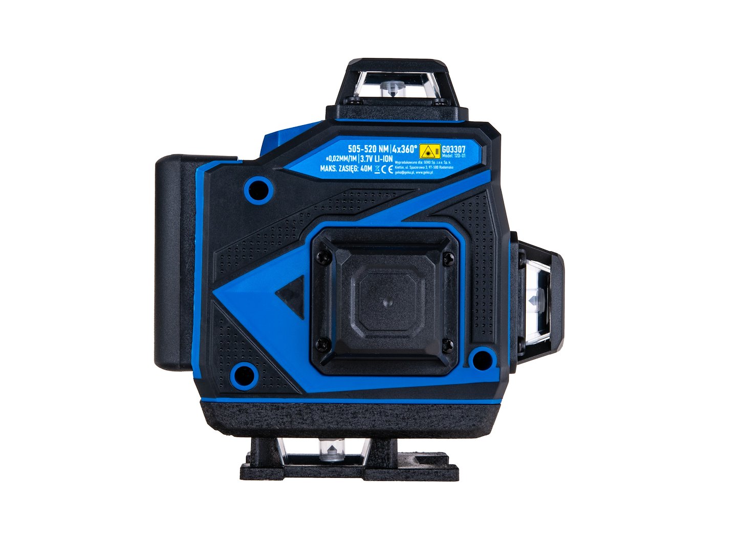 Nivela cu laser 360 grade 4d cu 2 acumulatori GEKO