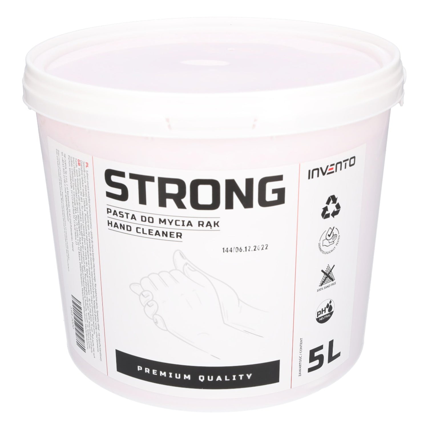 Pasta de curatat maini 5l strong INVENTO