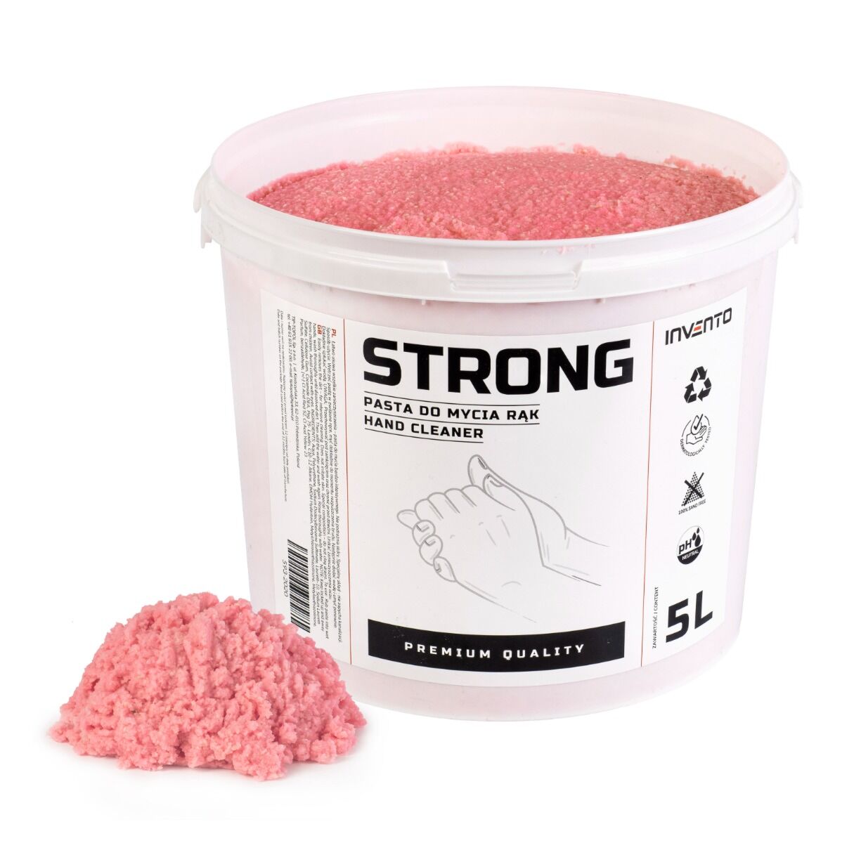 Pasta de curatat maini 5l strong INVENTO