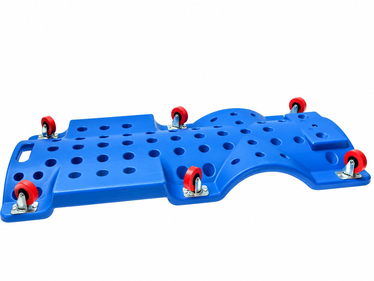 Pat mecanic mobil din plastic 40" cu 6 roti