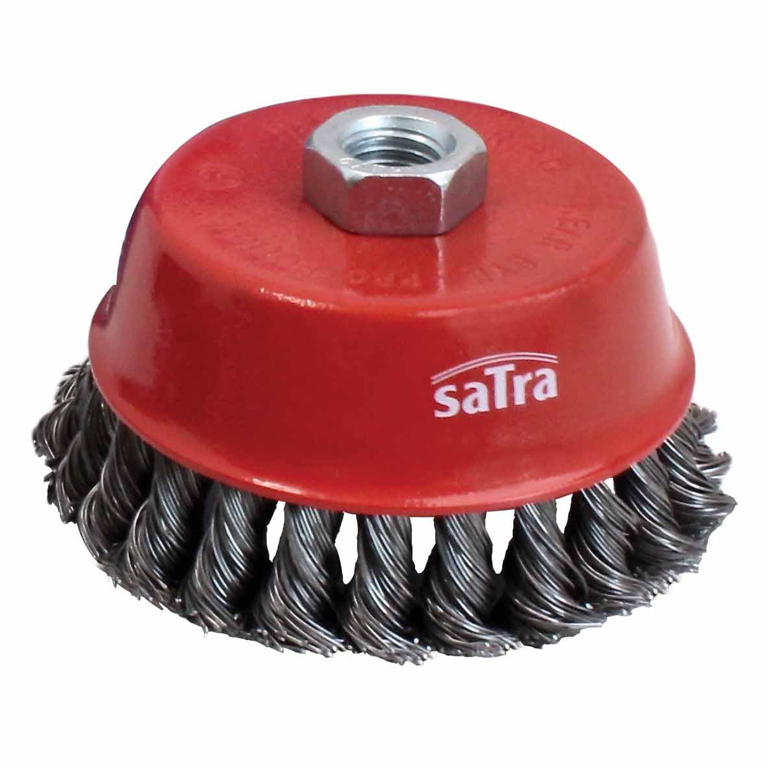 Perie sarma rotativa pentru polizor unghiular 100mm SATRA